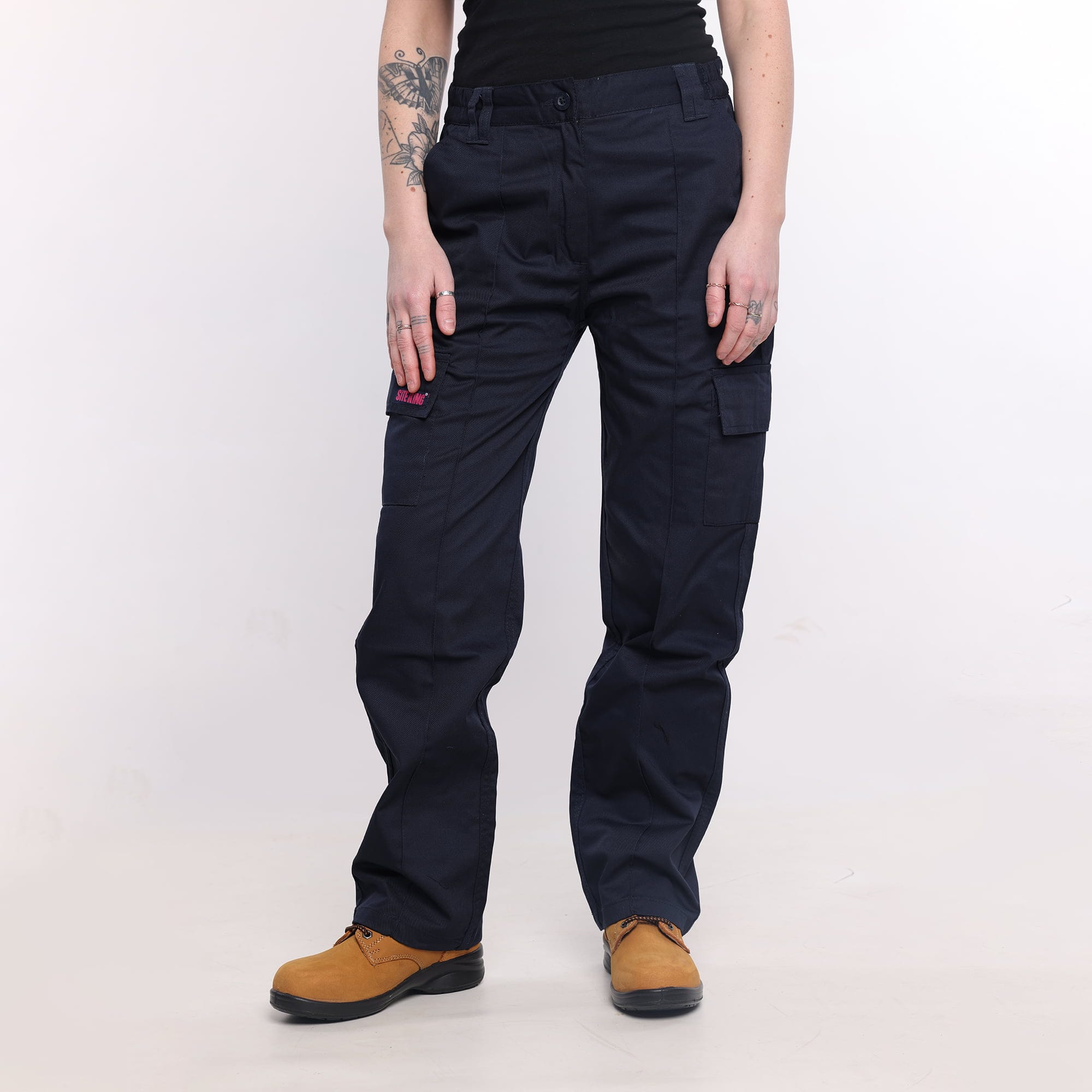 Womens Cargo Work Trousers