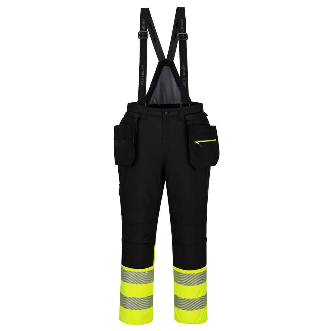 6000 HI-VIZ GREEN TRAFFIC BIB OVERALLS - Acure Safety